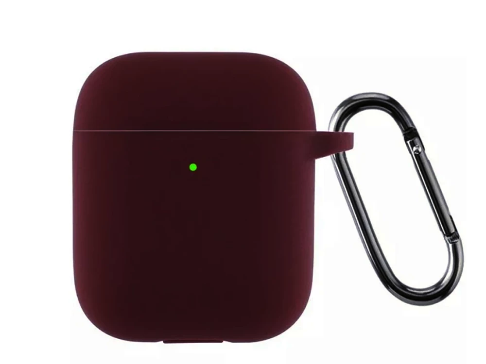 Чохол для AirPods Slim Carbine (88) burgundy