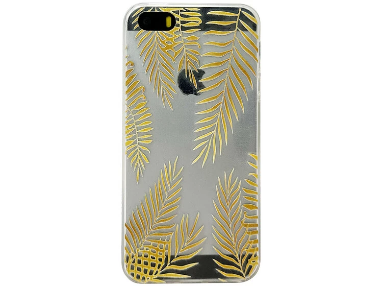 Силікон iPhone 5 Золотий папоротник