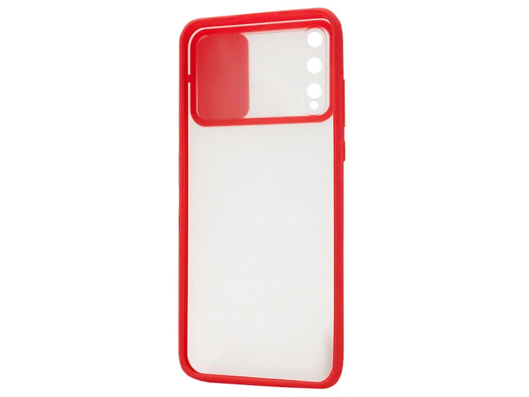 Matte case hide camera P Smart S/Y8p red