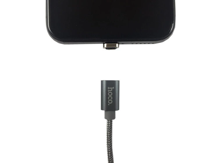 Кабель HOCO U40A Magnetic Lightning 2A (1m) gray