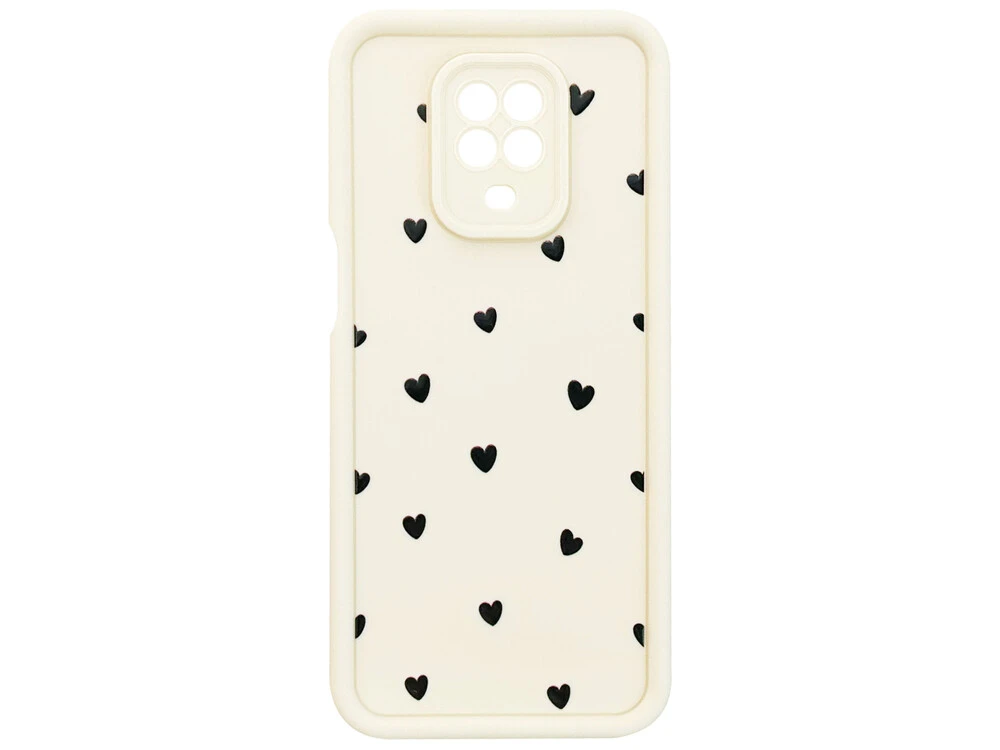 TPU Hearts Black Camera Redmi Note 9s/Note 9 Pro/Note 9 Pro Max vanilla